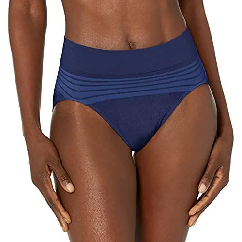 Warner's No Pinching No Problem Lace Hipster Panty White XX-Large/9 | Seamless Comfort & Full Coverage thumbnail 1