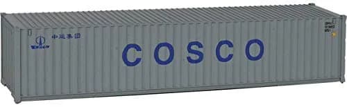 Walthers SceneMaster HO Scale Model of China Ocean Shipping Chevron 40' Corrugated Container,949-8155 | Realistic HO Model for Trains & Accessories thumbnail 1