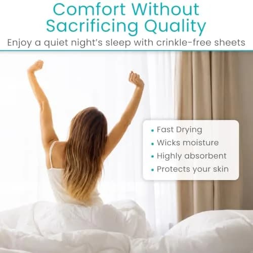 SURES Washable Waterproof Bed Pad Mattress Protector 83cm x 132cm (34" x 52") | Effective Leakproof Protection thumbnail 6