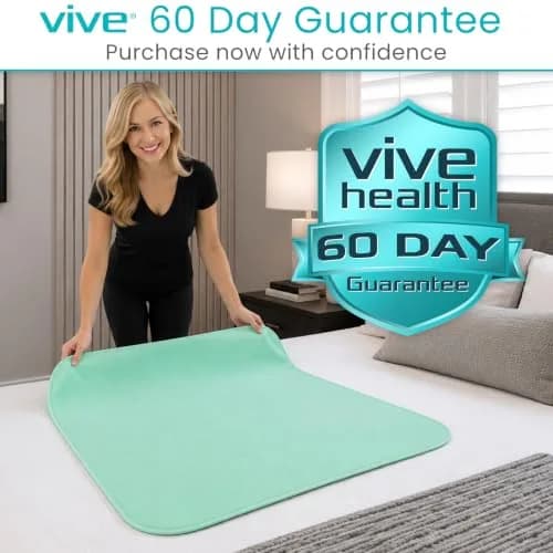 SURES Washable Waterproof Bed Pad Mattress Protector 83cm x 132cm (34" x 52") | Effective Leakproof Protection thumbnail 9
