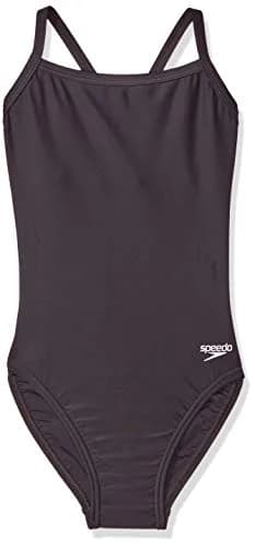 Speedo Women's Swimsuit One Piece PowerFlex Flyback Solid Adult Team Colors | Chlorine-Resistant, Ultra Durable, Fitted Fit thumbnail 1