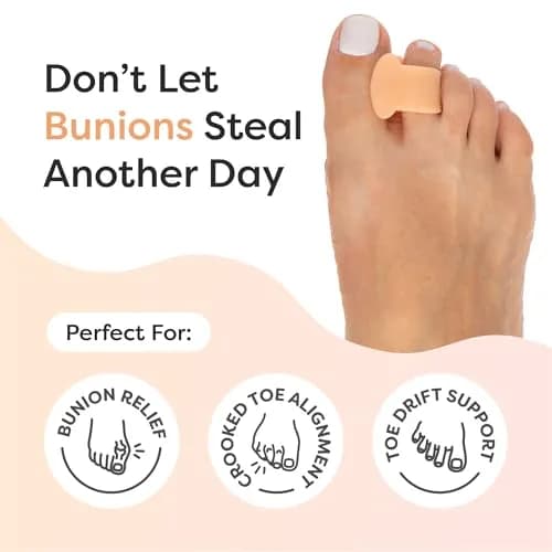 ZenToes Gel Toe Spacers for Bunions & Overlapping Toes | Soft Silicone Support for Comfort & Alignment thumbnail 2