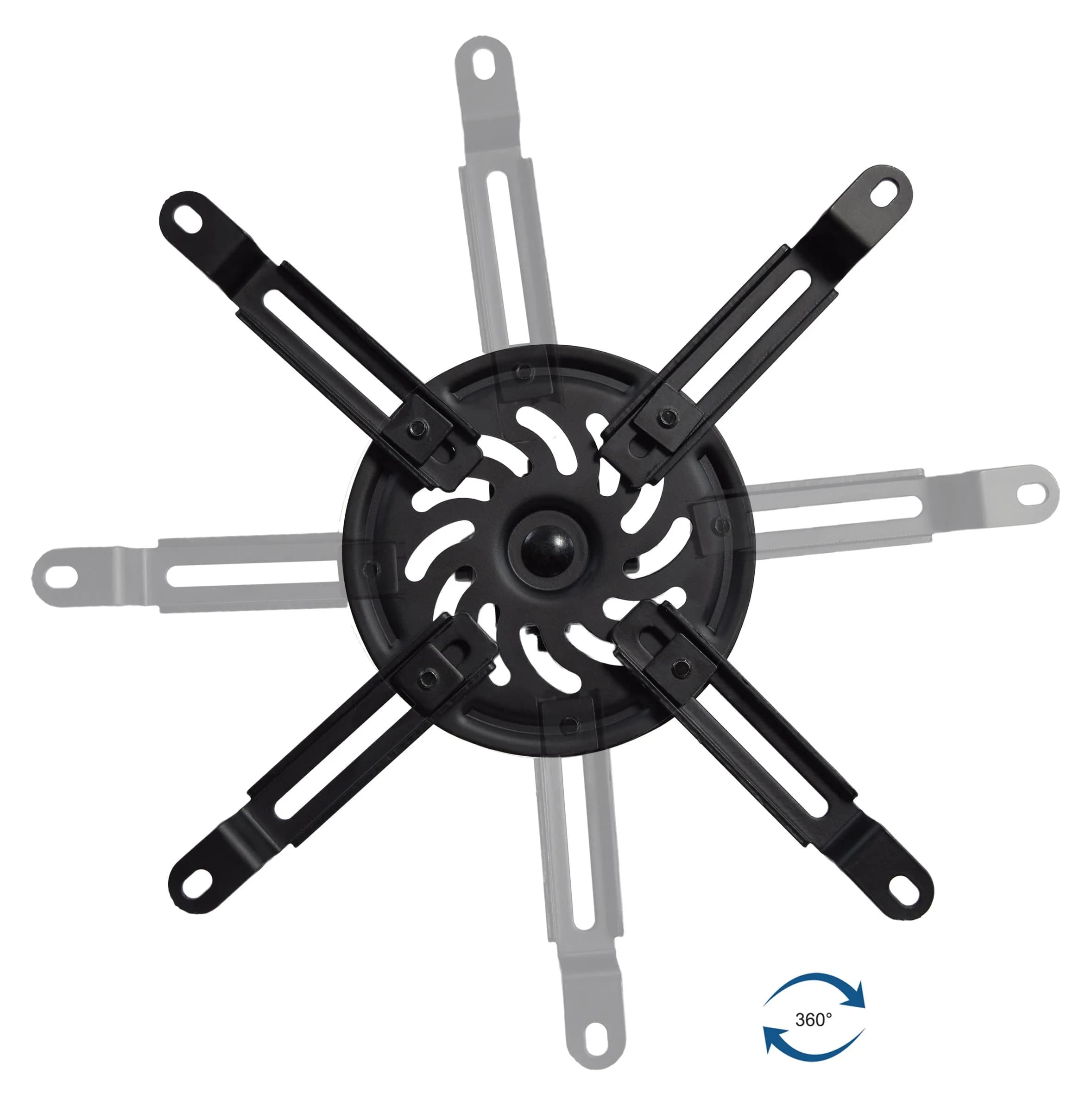 VIVO MOUNT-VP02B Black Extending Ceiling Projector Mount | 13.97 cm (5.5 in) to 31.75 cm (12.5 in) Mounting Range - view 6