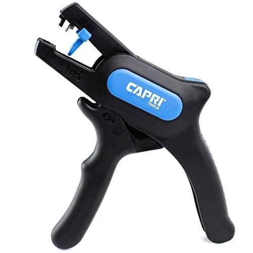 Capri Tools 20011 Automatic Wire Stripper and Cutter | Compact, Self-Adjusting, for 24-10 AWG Wires thumbnail 1