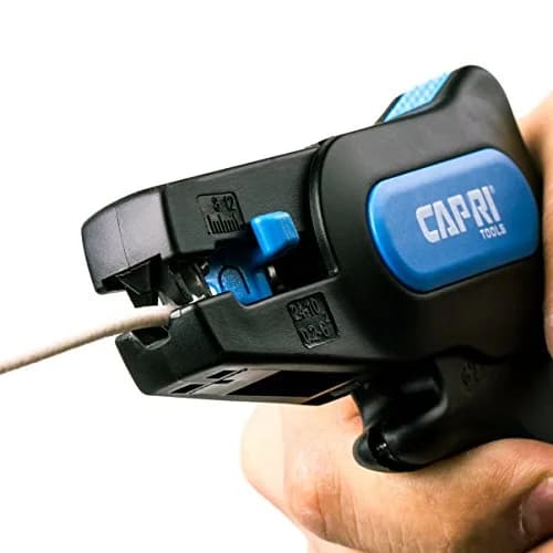 Capri Tools 20011 Automatic Wire Stripper and Cutter | Compact, Self-Adjusting, for 24-10 AWG Wires thumbnail 6