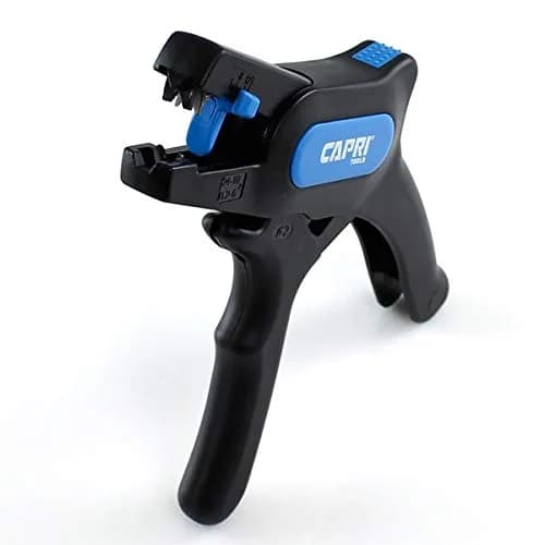 Capri Tools 20011 Automatic Wire Stripper and Cutter | Compact, Self-Adjusting, for 24-10 AWG Wires thumbnail 7