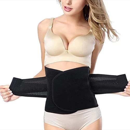 GOEGE Postpartum Belly Band 46" Length x 9" Width | Supports Recovery & Hernia Relief thumbnail 1