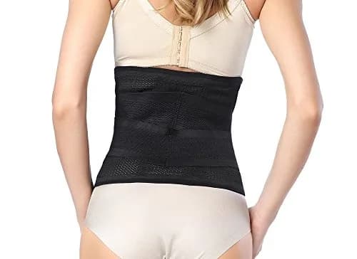 GOEGE Postpartum Belly Band 46" Length x 9" Width | Supports Recovery & Hernia Relief thumbnail 4