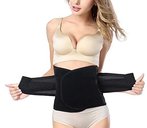 GOEGE Postpartum Belly Band 46" Length x 9" Width | Supports Recovery & Hernia Relief thumbnail 5