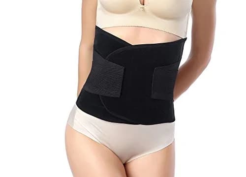 GOEGE Postpartum Belly Band 46" Length x 9" Width | Supports Recovery & Hernia Relief thumbnail 3