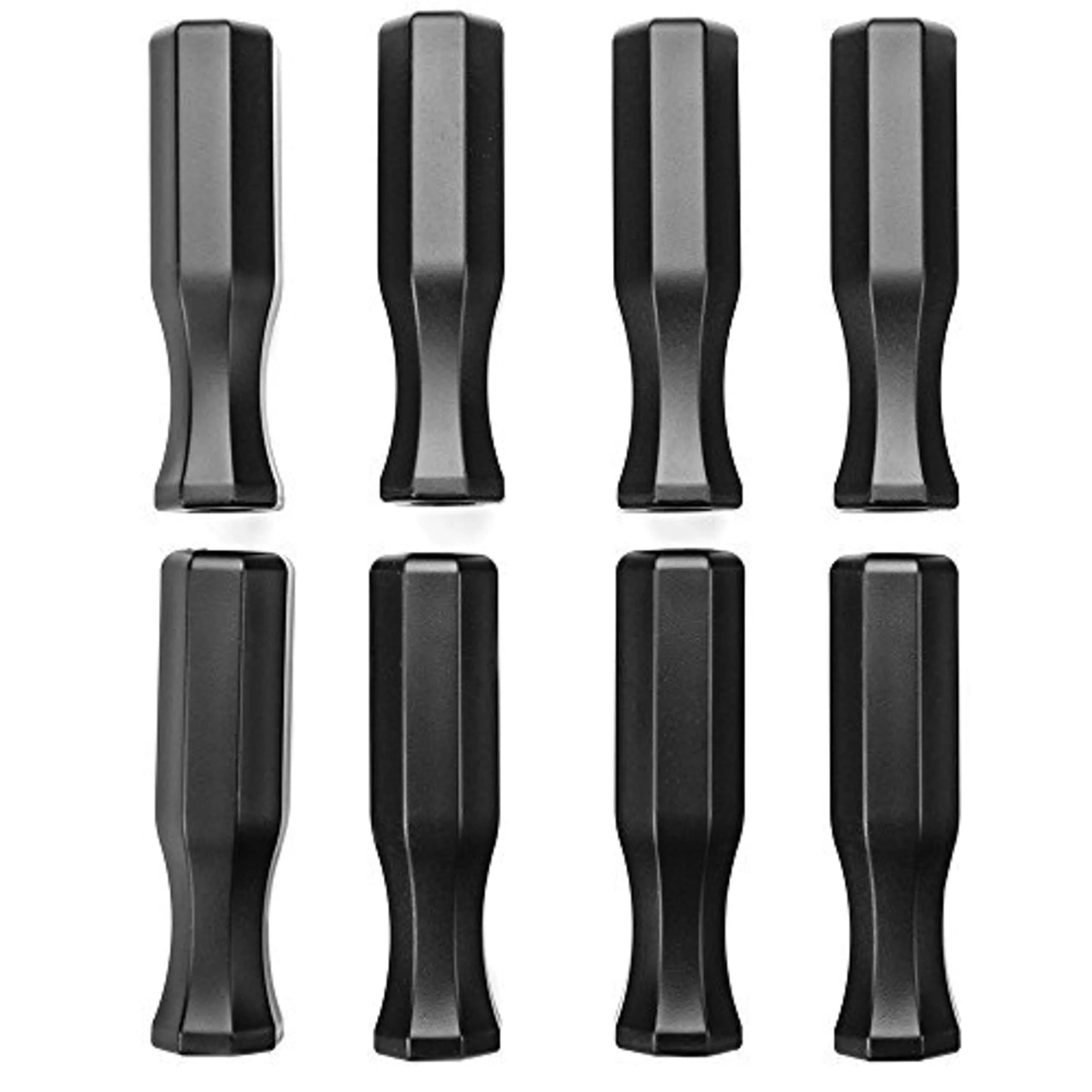 Brybelly Octagonal Handles for Standard Foosball Tables (8 Pack) | Ergonomic Plastic Handles for 5/8 inch Rods - main product image