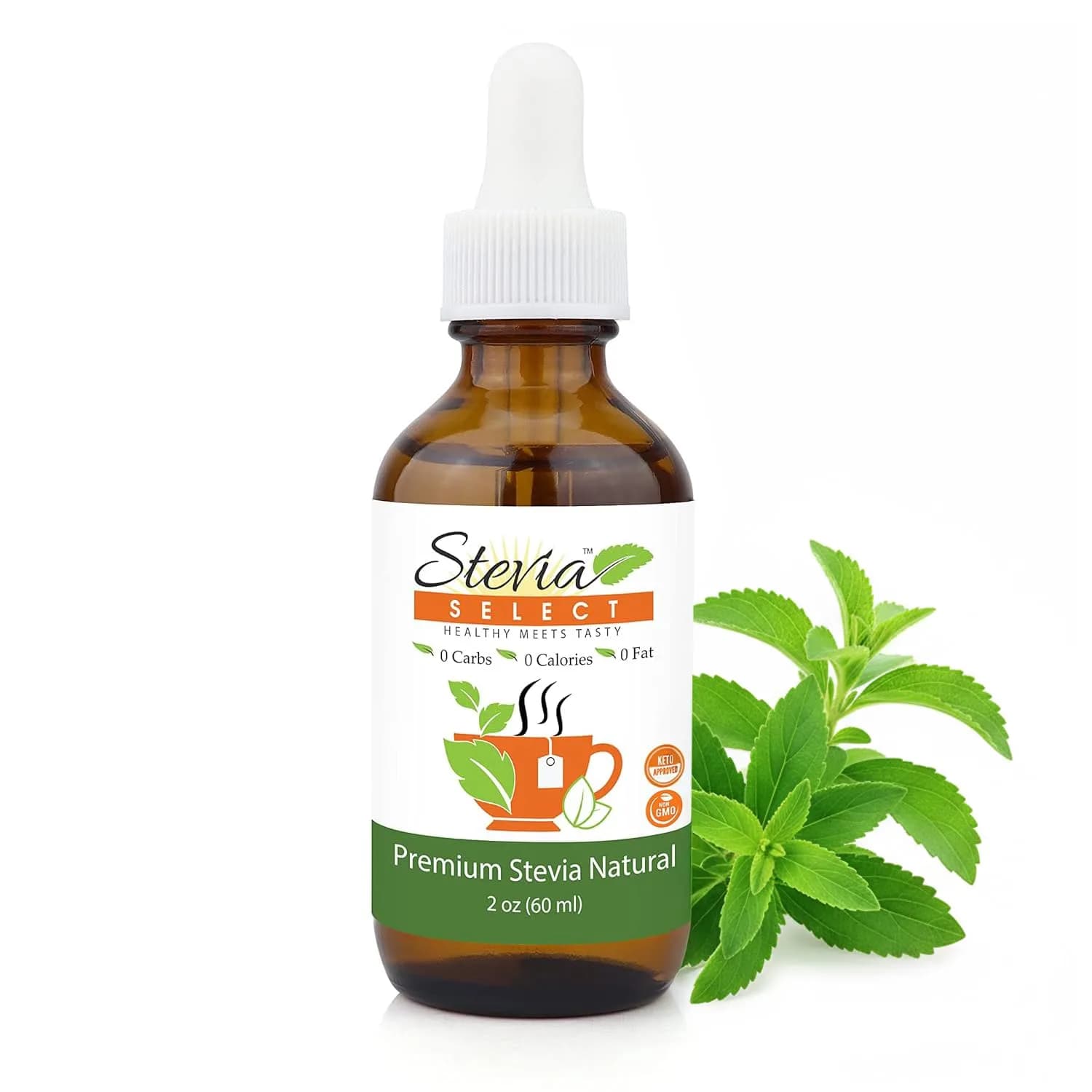 Stevia Select Organic Stevia Powder 1.25oz (35.4g) | Pure Plant-Based Sweetener with No Additives — Liquid Sweetener / 2 Ounce