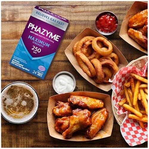 Phazyme Maximum Strength Anti-Gas 250 mg Simethicone Fast Gels | Fast Relief for Bloating & Discomfort thumbnail 6