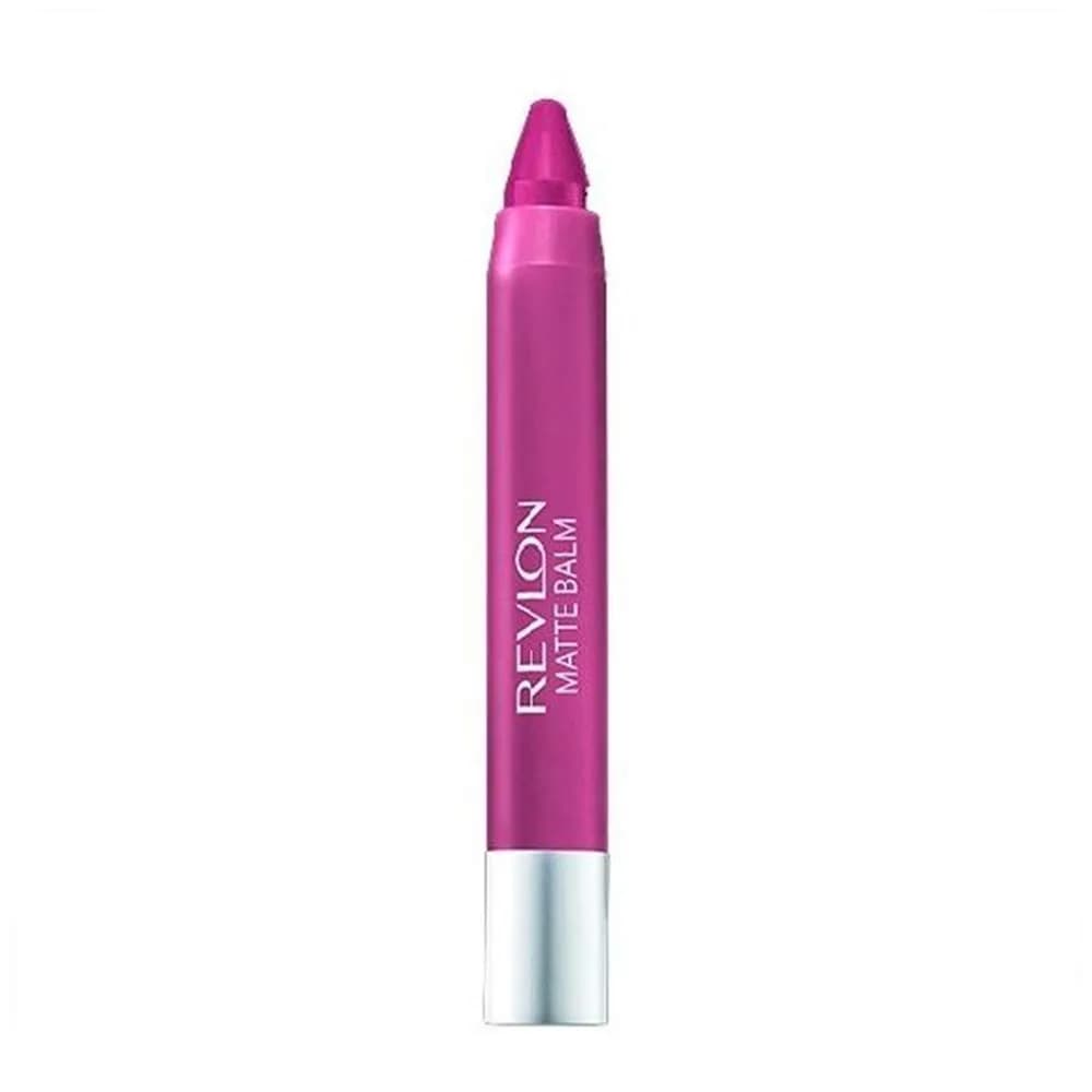 Revlon Matte Balm Lipstick Crayon, Passionate Shade, 0.095 oz (2.7 ml) | Velvety Color & Balm-Like Moisture - main product image