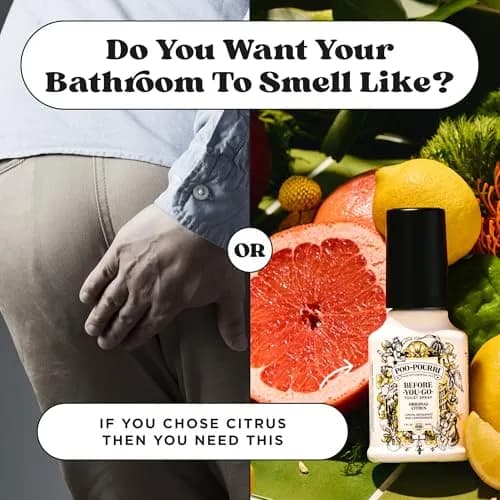 Poo-Pourri Before-You-Go Toilet Spray Original Citrus 59ml (2 Fl Oz) | Traps Odors Before They Start thumbnail 5