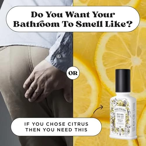 Poo-Pourri Before-You-Go Toilet Spray Original Citrus 118ml (4 Fl Oz) | Funk Lock Technology for Odor Elimination thumbnail 7