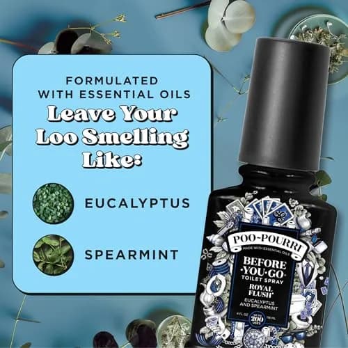 Poo-Pourri Royal Flush Toilet Spray 2 Fl Oz | Bathroom Odor Barrier with Essential Oils thumbnail 3