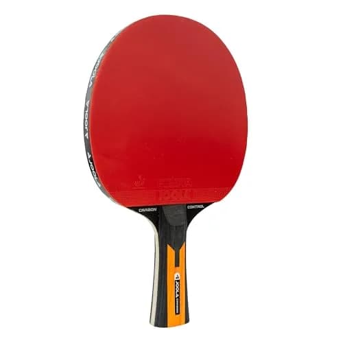 JOOLA Carbon Control Performance Ping Pong Paddle - Ergonomic Grip & Vibration Control - ITTF Approved - Professional Table Tennis Racket - Red thumbnail 1
