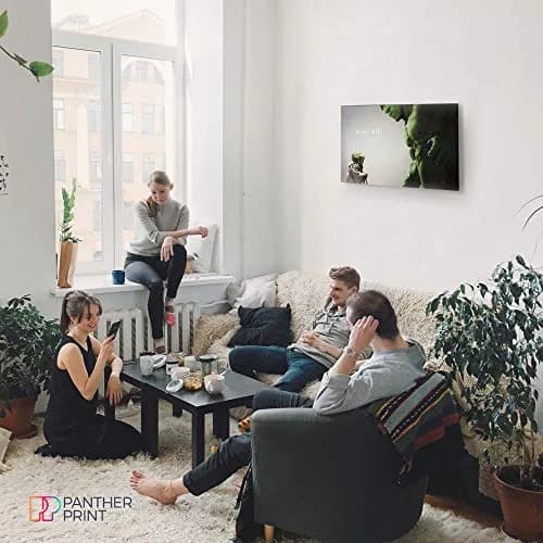Panther Print Canvas Wall Art, Avengers Movie, 76x51cm | Vibrant Movie-Themed Print for Home & Office thumbnail 4