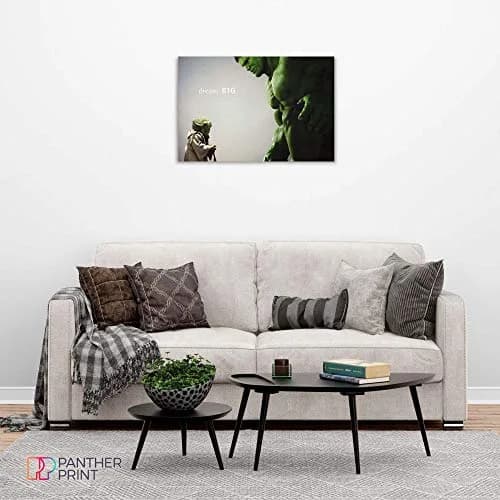 Panther Print Canvas Wall Art, Avengers Movie, 76x51cm | Vibrant Movie-Themed Print for Home & Office thumbnail 3