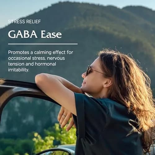 Vitanica GABA Ease, Relax with Vitamin B6 & L-Theanine, Vegan, 15 Capsules | Calming Nervous System Support thumbnail 3