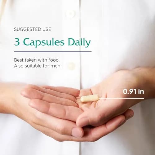 Vitanica Adrenal Assist with Ashwagandha Root Extract | Vegan, 180 Capsules for Stress & Vitality thumbnail 5