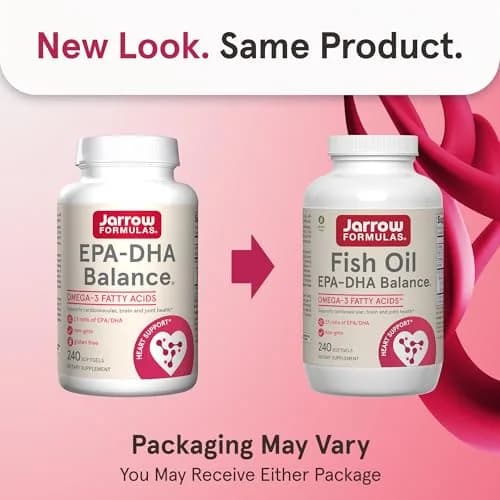 Jarrow Formulas EPA-DHA Balance Softgels 1200mg (240 Count) | Cardiovascular Support with 2:1 EPA:DHA Ratio thumbnail 2