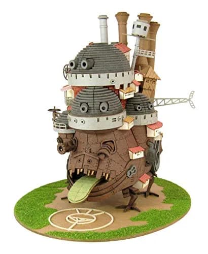 Totoro Sankei MK07-21 Nicheuto Kit Howl's Moving Castle Paper Craft | Laser-Cut Miniature Model for Art & Crafts thumbnail 1