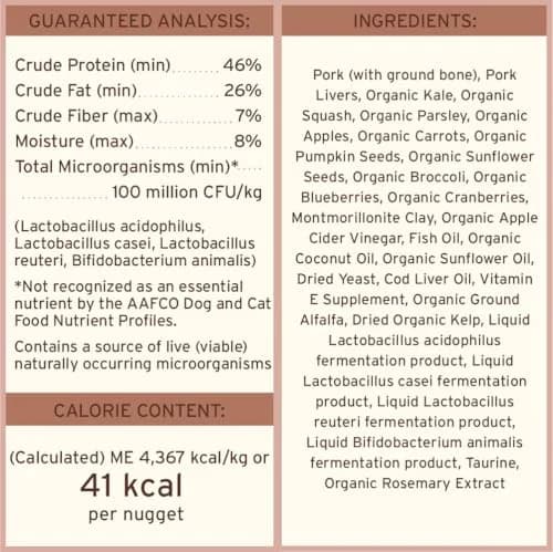 Primal Freeze Dried Raw Dog Food Nuggets, Pork, 14 oz | Complete & Balanced Nutrition for Dogs thumbnail 7