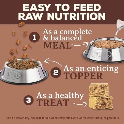 Primal Freeze Dried Raw Dog Food Nuggets, Pork, 14 oz | Complete & Balanced Nutrition for Dogs thumbnail 5