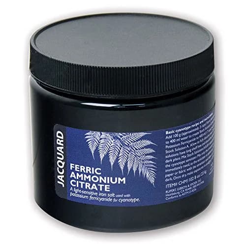 Jacquard Ferric Ammonium Citrate 226ml (8 Fl Oz) | Cyanotype Sensitizer for Fabric & Paper thumbnail 1