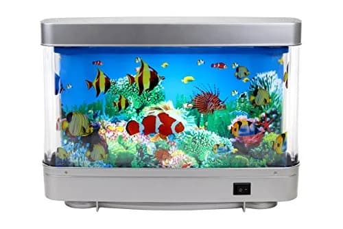 Lightahead Relaxing Sensory LED Fake Fish Aquarium with Moving Marine Life | Calming Deep-Sea Illusion (110-120 chars) thumbnail 1