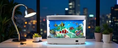 Lightahead Relaxing Sensory LED Fake Fish Aquarium with Moving Marine Life | Calming Deep-Sea Illusion (110-120 chars) thumbnail 6