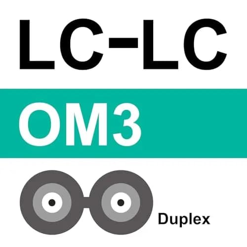 10Gtek OM3 LC-LC Duplex Fiber Patch Cable 5m (16.4ft) | 10Gbps Multi-Mode LSZH thumbnail 5