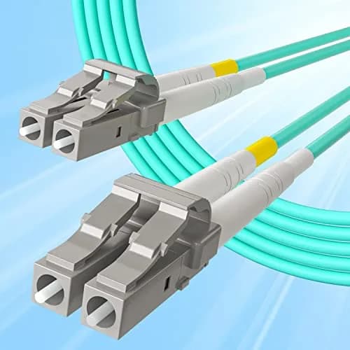 10Gtek OM3 LC-LC Duplex Fiber Patch Cable 5m (16.4ft) | 10Gbps Multi-Mode LSZH thumbnail 2