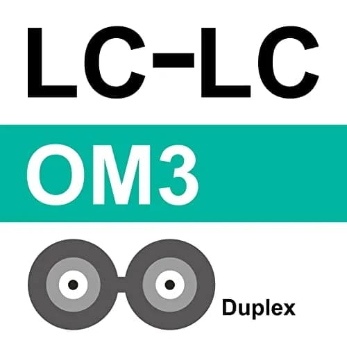 10Gtek OM3 LC-LC Duplex Fiber Patch Cable 10Gbps 10-Meter (32.8ft) | Bend-Insensitive Multimode Jumper thumbnail 5