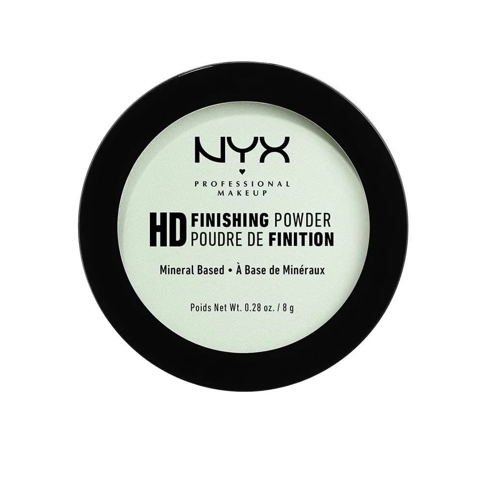 NYX PROFESSIONAL MAKEUP HD Finishing Powder Pressed Setting Powder Mint Green 7.9g (0.28 Oz) | Color Correcting Matte Finish - main product image