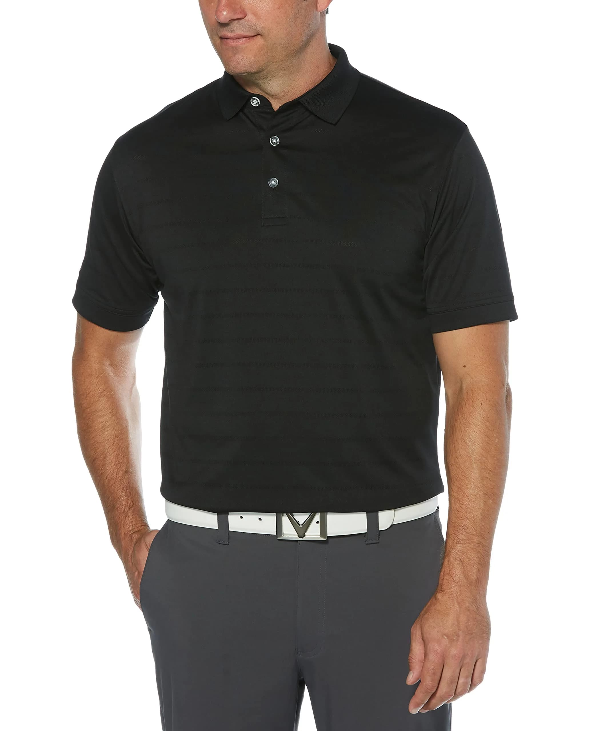 Callaway Men's Short Sleeve Opti-Dri Performance Golf Polo Shirt, Small | Moisture-Wicking, Breathable, Stretch