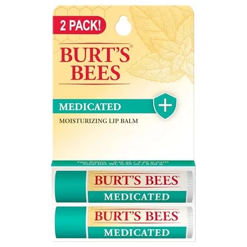 Burt's Bees Ultra Conditioning 2-Count Lip Balm | Natural Moisturizing Lip Treatment — Medicated
