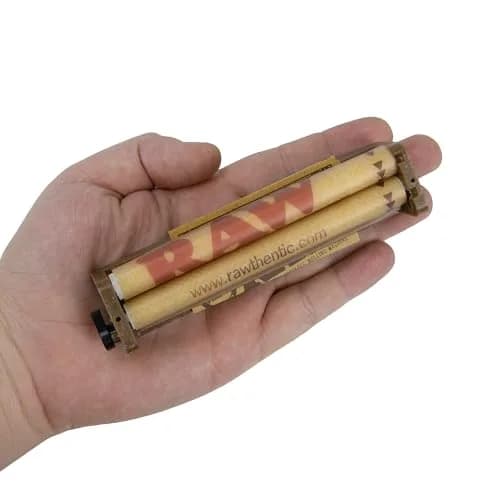 RAW Eco Plastic 2-Way Adjustable Rolling Machine King Size 110mm | Rolls Regular & Slim Papers thumbnail 5