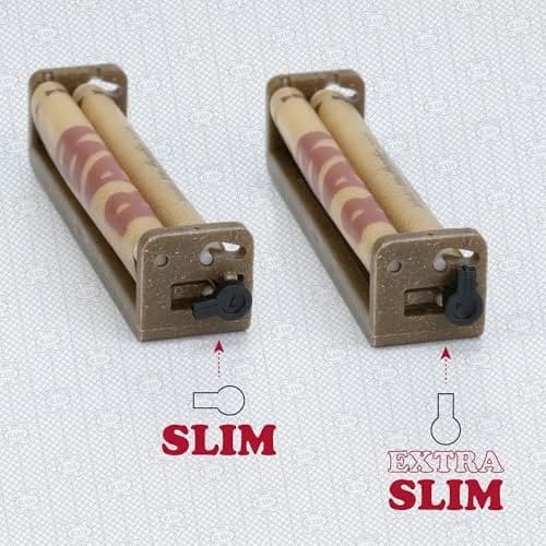 RAW Eco Plastic 2-Way Adjustable Rolling Machine King Size 110mm | Rolls Regular & Slim Papers thumbnail 3