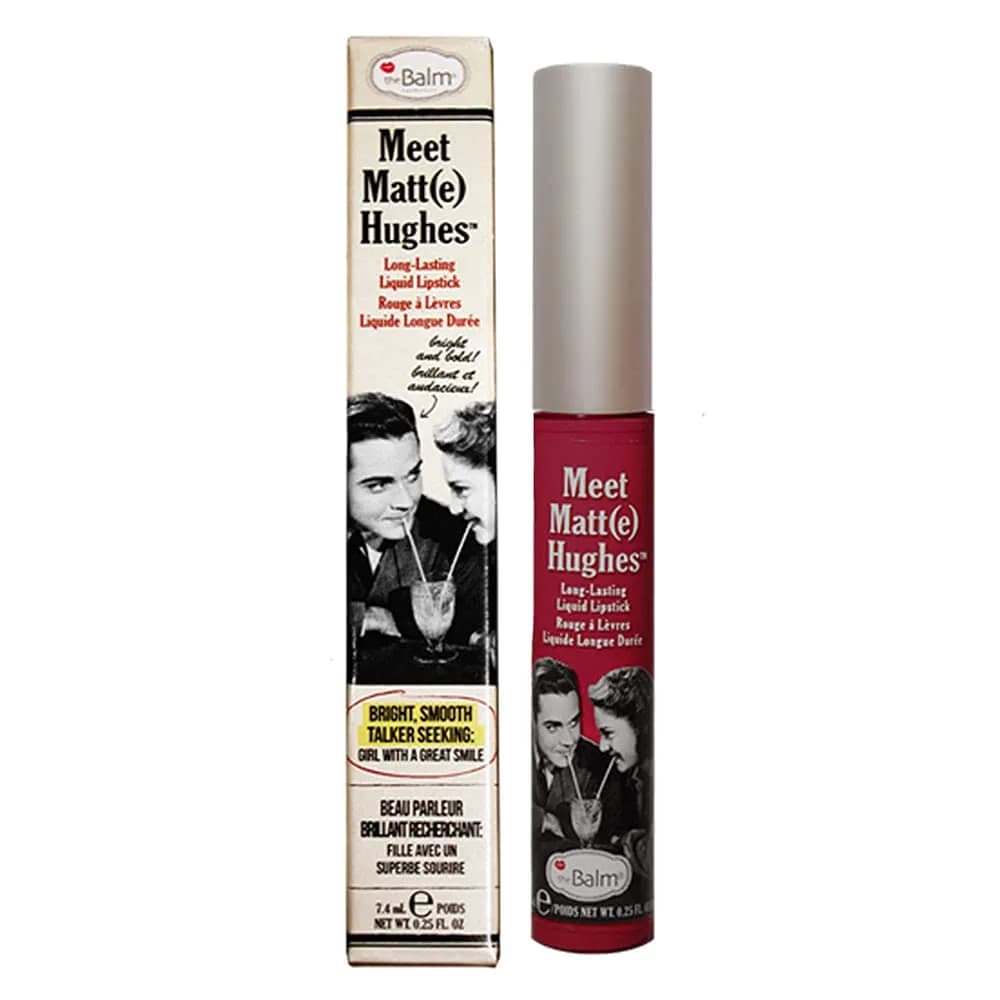 theBalm Meet Matt(e) Hughes Long Lasting Liquid Lipstick, Sincere | Matte, Liquid Formula, 1 Count — Sentimental