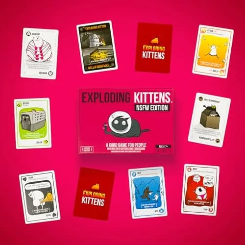 Exploding Kittens NSFW Edition Card Game for 2-5 Players, Ages 17+ | Dark Humor Strategy Game thumbnail 6