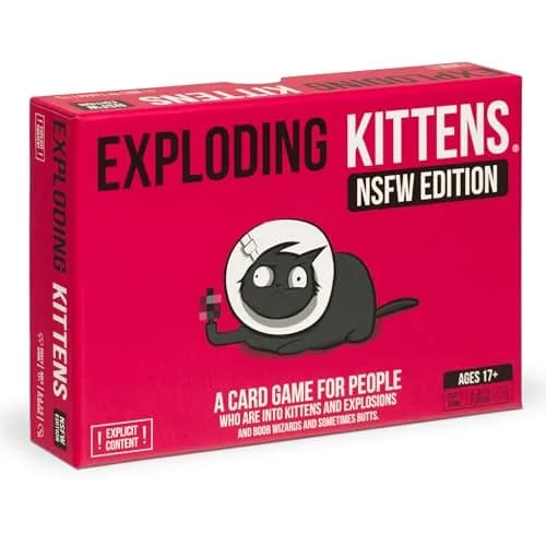 Exploding Kittens NSFW Edition Card Game for 2-5 Players, Ages 17+ | Dark Humor Strategy Game thumbnail 1