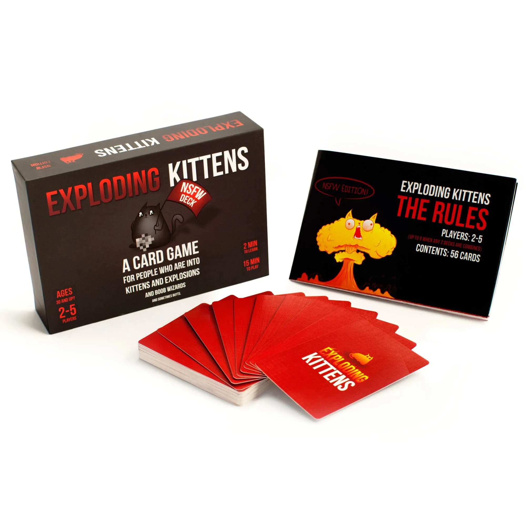 Exploding Kittens NSFW Edition Card Game for 2-5 Players, Ages 17+ | Dark Humor Strategy Game - view 3