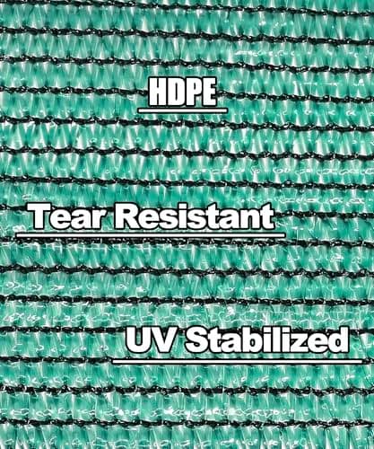 e.share 70% Green Shade Cloth 12ft x 20ft | UV & Frost Protection for Garden & Patio thumbnail 3