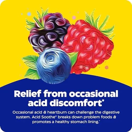 Enzymedica Acid Soothe Chewable Supplement for Women & Men - 60 Tablets | Supports Digestive Comfort & Heartburn Relief thumbnail 7