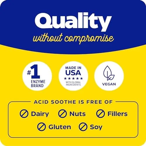 Enzymedica Acid Soothe Chewable Supplement for Women & Men - 60 Tablets | Supports Digestive Comfort & Heartburn Relief thumbnail 8