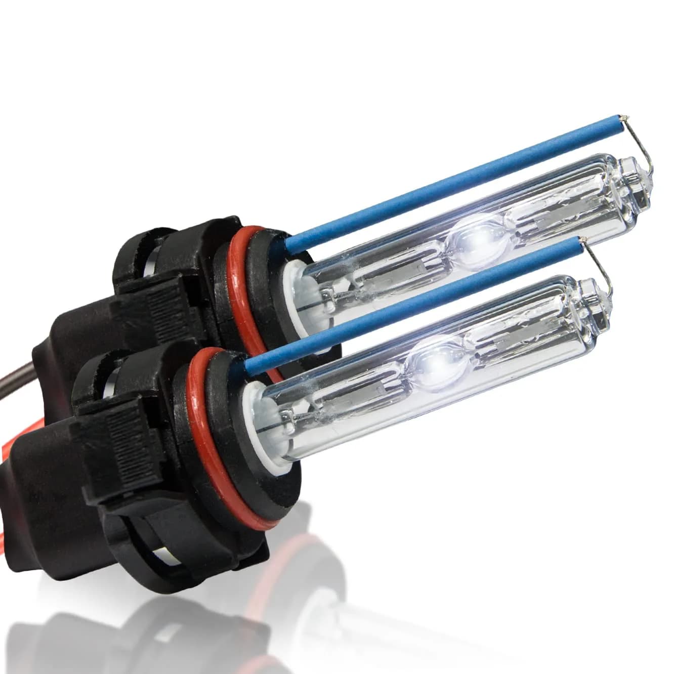 HID-Warehouse H1 Xenon Replacement Bulbs 15000K Pink (Pair) | Plug-and-Play HID Headlight Upgrade — 10000k - Dark Blue / 5202 (H16/9009)