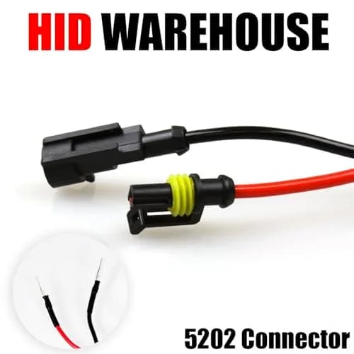 HID-Warehouse Xenon HID Replacement Bulbs 5202 (H16/9009) 10000K Dark Blue Pair | Plug-and-Play HID Headlight Upgrade thumbnail 4